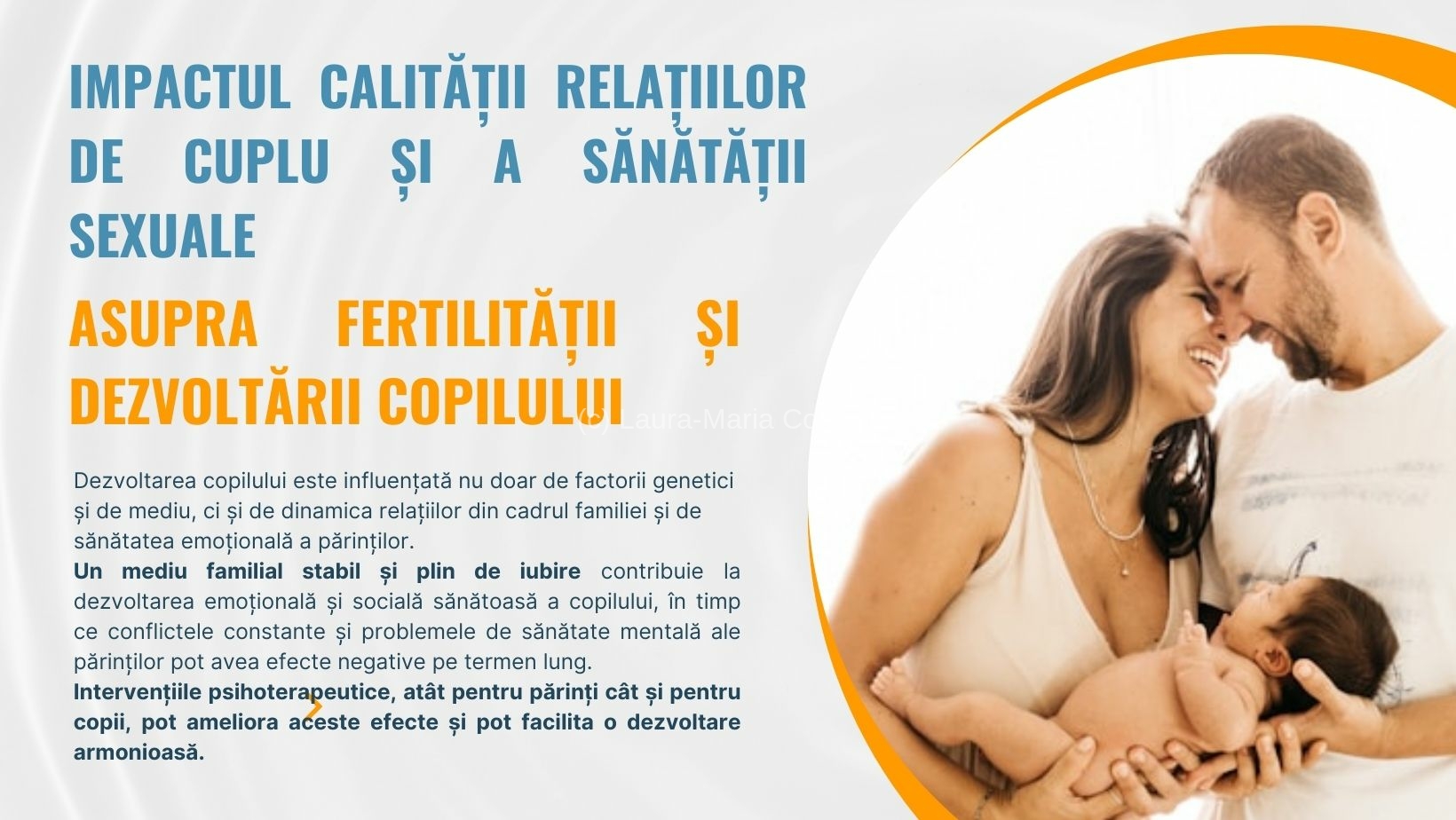 Impactul calității relațiilor de cuplu și a sănătății sexuale asupra fertilității și dezvoltării copilului