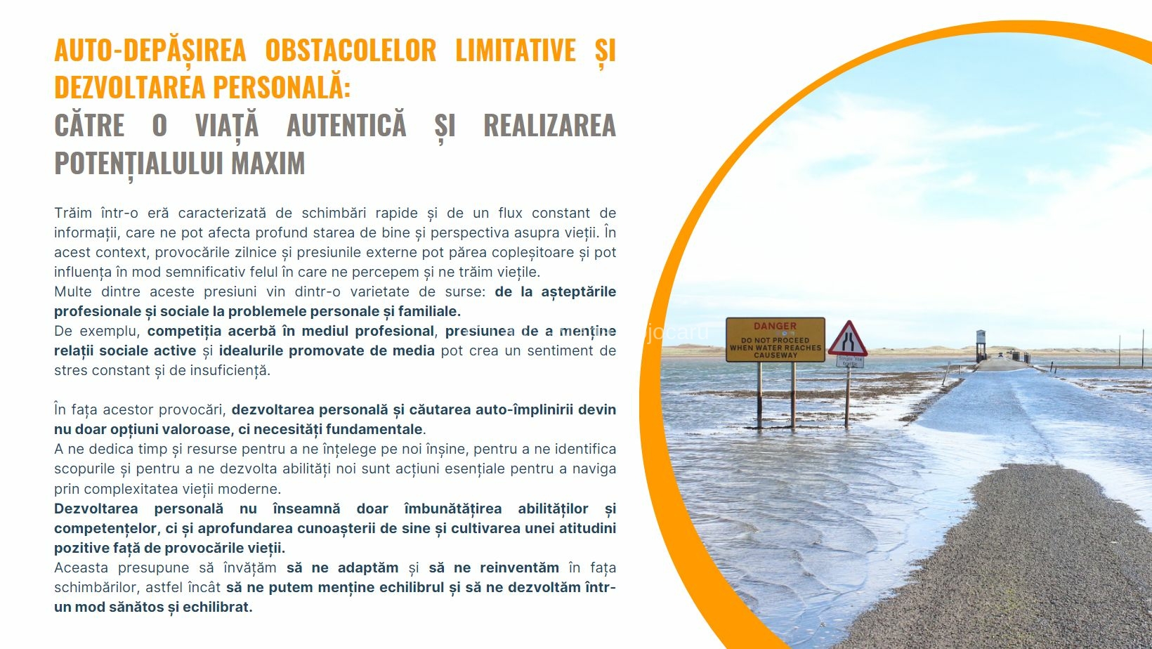 Auto-depășirea obstacolelor limitative și dezvoltarea personală: Către o viață autentică și realizarea potențialului maxim