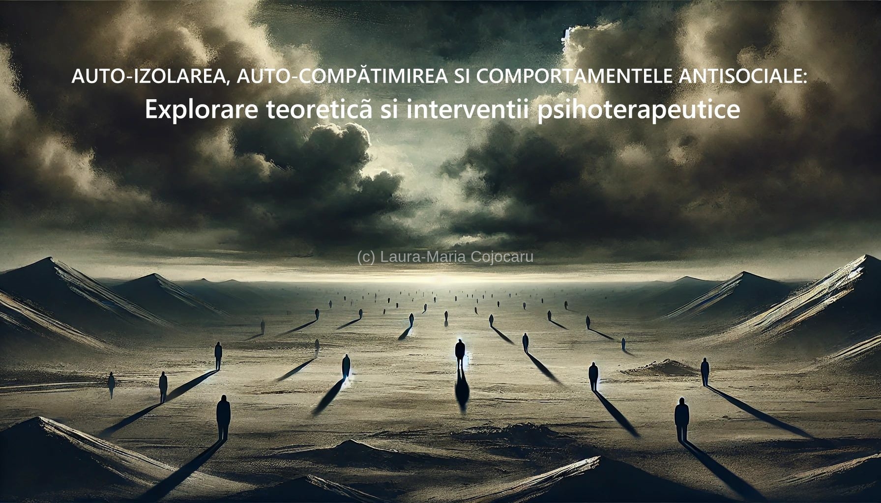 Auto-izolarea, auto-compătimirea și comportamentele antisociale: Explorare teoretică și intervenții psihoterapeutice